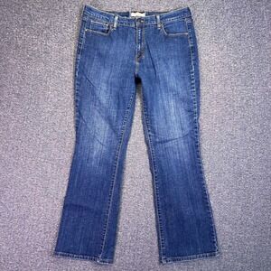 Levis 515 Bootcut Jeans Womens 16 Blue Grunge Western Stretch Retro Y2K Fit36x31